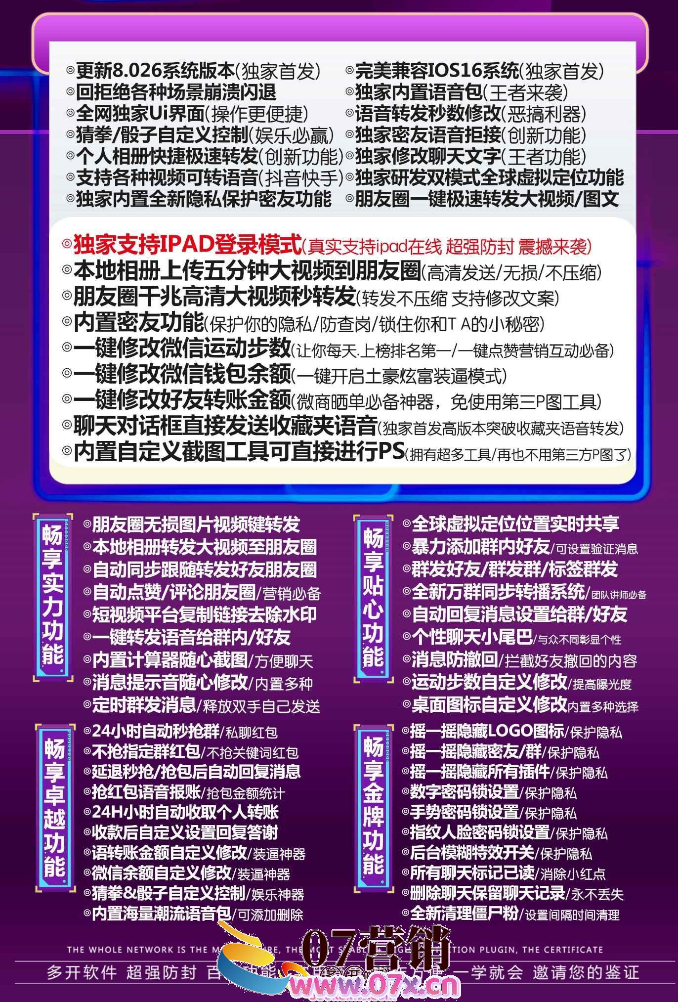 【苹果畅享微商多开官网下载更新官网激活码激活授权码卡密】支持最新ios16系统《虚拟定位抢红包》